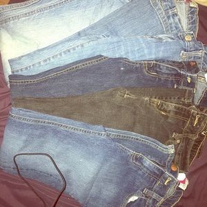 Girls Size 12 Jeans (6 of them)